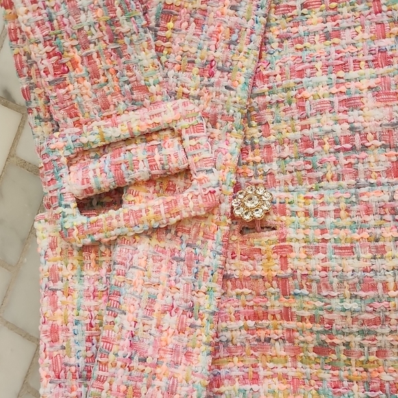 Tweed crop jacket skirt set - Picture 6 of 8